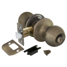 Ручка Fuaro (Фуаро) защелка DK672/BL AB-BK (672/BL AB-B) (фик.) бронза Ручка Fuaro (Фуаро) защелка DK672/BL AB-BK (672/BL AB-B) (фик.) бронза