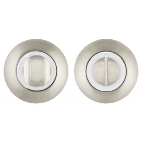 Ручка Fuaro (Фуаро) поворотная BK6.R.RM54 (BK6 RM) SN/CP-3 матовый никель/хром Ручка Fuaro (Фуаро) поворотная BK6.R.RM54 (BK6 RM) SN/CP-3 матовый никель/хром