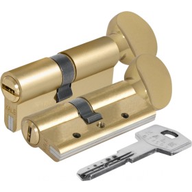 Цилиндровый механизм Kale kilit (Кале килит) с вертушкой 164 DBM-E/70 (30+10+30) mm латунь 5 кл.