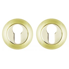 Накладка Fuaro (Фуаро) под цилиндр ET.R.RM54 (ET RM) SG/GP-4 матовое золото/золото