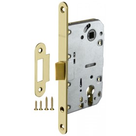 Корпус Fuaro (Фуаро) врезного замка c защёлкой PLASTP85C-50 (P85C-50) SG матовое золото Корпус Fuaro (Фуаро) врезного замка c защёлкой PLASTP85C-50 (P85C-50) SG матовое золото