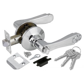 Ручка Fuaro (Фуаро) защелка DK637/BL СР-Е (637/BL СР-Е) (кл/фик.) хром Ручка Fuaro (Фуаро) защелка DK637/BL СР-Е (637/BL СР-Е) (кл/фик.) хром