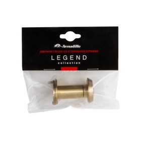 Глазок Armadillo (Армадилло) дверной противопожарный, оптика стекло DV-PRO 1/60-35/BR/HD (DVG1/HD) SG мат. золото
