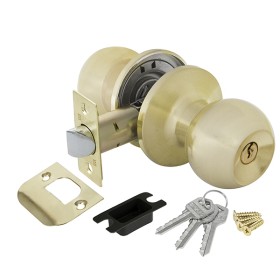 Ручка Fuaro (Фуаро) защелка DK672/BL SB-ET (672/BL SB-E) ( кл/фик.) мат. золото Ручка Fuaro (Фуаро) защелка DK672/BL SB-ET (672/BL SB-E) ( кл/фик.) мат. золото