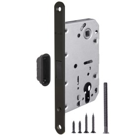 Корпус Fuaro (Фуаро) врезного замка MAGNM85C-50 (M85C-50) BL черный Корпус Fuaro (Фуаро) врезного замка MAGNM85C-50 (M85C-50) BL черный