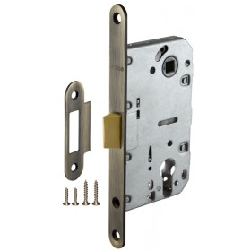 Корпус Fuaro (Фуаро) врезного замка c защёлкой PLASTP85C-50 (P85C-50) AB бронза Корпус Fuaro (Фуаро) врезного замка c защёлкой PLASTP85C-50 (P85C-50) AB бронза