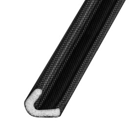 Уплотнитель Fuaro (Фуаро) самоклеящийся ADH/PPU-15x10mm, BLACK черный 500m