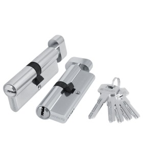 Цилиндровый Fuaro (Фуаро) механизм (200 ZM/100) 2000ZMKnob100(45+10+45) CP хром 5Key с вертушкой Цилиндровый Fuaro (Фуаро) механизм (200 ZM/100) 2000ZMKnob100(45+10+45) CP хром 5Key с вертушкой