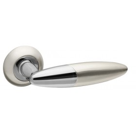 Ручка Fuaro (Фуаро) раздельная R.RM54.SOLO (SOLO RM) SN/CP-3 матовый никель/хром Ручка Fuaro (Фуаро) раздельная R.RM54.SOLO (SOLO RM) SN/CP-3 матовый никель/хром