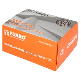 Накладка Fuaro (Фуаро) под цилиндр  ESC-12C CP-8 хром (2шт. в уп.,отгр. по 1 шт)