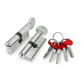 Цилиндровый Fuaro (Фуаро) механизм (D-PRO502/110) D-PRO5002Knob110(55+10+45) CP хром 5Key Цилиндровый Fuaro (Фуаро) механизм (D-PRO502/110) D-PRO5002Knob110(55+10+45) CP хром 5Key