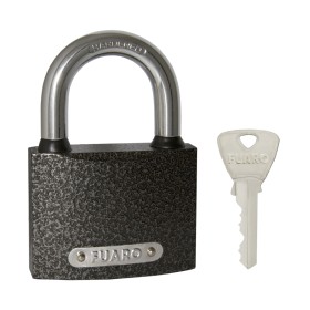 Замок Fuaro (Фуаро) навесной PL-UNI-0150 (PL-01-50) 3key англ. /коробка Замок Fuaro (Фуаро) навесной PL-UNI-0150 (PL-01-50) 3key англ. /коробка