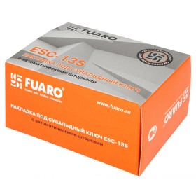 Накладка Fuaro (Фуаро) под сувальдный ключ ESC-13S с автоматическими шторками CP-8 хром (2шт. в уп.,отгр. по 1 шт)