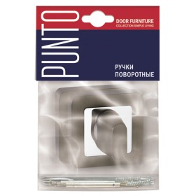 Ручка Punto (Пунто) поворотная BK6 QR GR/CP-23 графит/хром