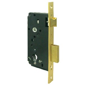 Корпус врезного Cisa (Чиза) замка с защёлкой 5C.110.60 (с отв. планкой)