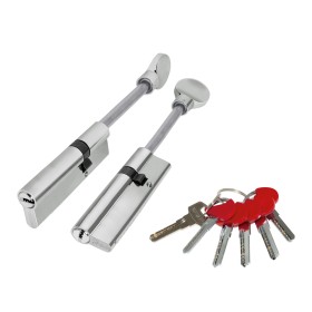 Цилиндровый Fuaro (Фуаро) механизм (D-PRO507-8/90) D-PRO5007-8Tang90(55+10+25) CP хром 5+1Key со штоком перекод. Цилиндровый Fuaro (Фуаро) механизм (D-PRO507-8/90) D-PRO5007-8Tang90(55+10+25) CP хром 5+1Key со штоком перекод.