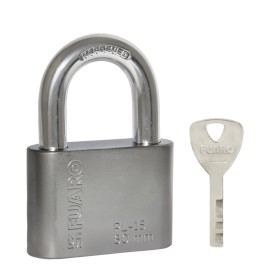 Замок Fuaro (Фуаро) навесной PL-WEATHER-1560 Nickel 4 fin key ( PL-15-60) диск. /блистер Замок Fuaro (Фуаро) навесной PL-WEATHER-1560 Nickel 4 fin key ( PL-15-60) диск. /блистер