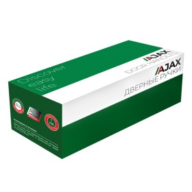 Ручка раздельная Ajax (Аякс) ERGO JK CP-8 хром