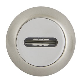 Накладка Fuaro (Фуаро) на сувальдный замок SC.R.RM54 (SC RM) SN/CP-3 матовый никель/хром Накладка Fuaro (Фуаро) на сувальдный замок SC.R.RM54 (SC RM) SN/CP-3 матовый никель/хром