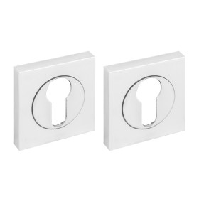 Накладка Fuaro (Фуаро) под цилиндр ET.K.KM52 (ET KM) WH-19 белый Накладка Fuaro (Фуаро) под цилиндр ET.K.KM52 (ET KM) WH-19 белый