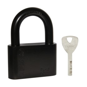 Замок Fuaro (Фуаро) навесной PL-WEATHER-1560 Black 4 fin key ( PL-15-60) диск. /блистер Замок Fuaro (Фуаро) навесной PL-WEATHER-1560 Black 4 fin key ( PL-15-60) диск. /блистер