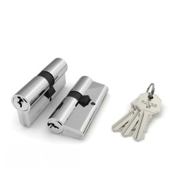 Цилиндровый Fuaro (Фуаро) механизм (100 CA/62) 1000CAKey62(26+10+26) CP хром 3Key