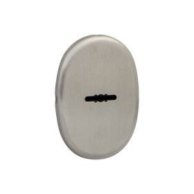 Накладка Fuaro (Фуаро) на сувальдный замок ESC.S-auto.ECO/OV.477 (ESC 477 eco) с авт. шторками SN матовый никель Накладка Fuaro (Фуаро) на сувальдный замок ESC.S-auto.ECO/OV.477 (ESC 477 eco) с авт. шторками SN матовый никель