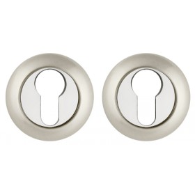 Накладка Fuaro (Фуаро) под цилиндр ET.R.RM54 (ET RM) SN/CP-3 матовый никель/хром