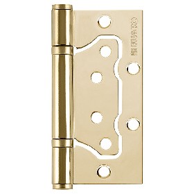 Петля Fuaro (Фуаро) универсальная без врезки IN4500W-BL PB (500-2BB/BL 100x2,5) латунь БЛИСТЕР