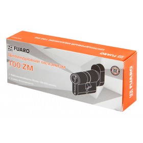 Цилиндровый механизм Fuaro (Фуаро) с вертушкой 100 ZM 70 mm (30+10+30) CP хром 5 кл.