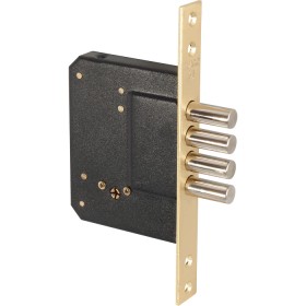 Замок Fuaro (Фуаро) врезной крестообразный X200-4MF/PB (200-4MF/PB) латунь 5key Замок Fuaro (Фуаро) врезной крестообразный X200-4MF/PB (200-4MF/PB) латунь 5key