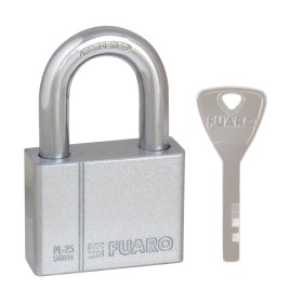 Замок Fuaro (Фуаро) навесной PL-PROTEC-2550 4 fin key (PL-2550) фин. /блистер Замок Fuaro (Фуаро) навесной PL-PROTEC-2550 4 fin key (PL-2550) фин. /блистер