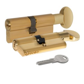 Цилиндровый механизм Kale kilit (Кале килит) с вертушкой 164 SM/68 (26+10+32) mm латунь 5 кл. Цилиндровый механизм Kale kilit (Кале килит) с вертушкой 164 SM/68 (26+10+32) mm латунь 5 кл.