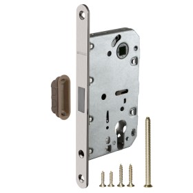 Корпус Fuaro (Фуаро) врезного замка MAGNM85C-50 (M85C-50) SN мат.никель Корпус Fuaro (Фуаро) врезного замка MAGNM85C-50 (M85C-50) SN мат.никель