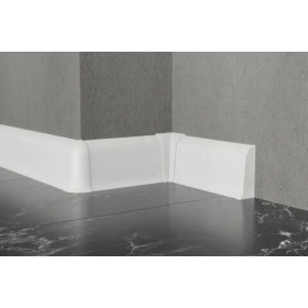 Алюминиевый плинтус Fezard ALP-C65 белый