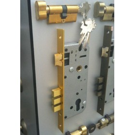 Замок с цилиндром Adden Bau LOCK 4585 5-60B D GOLD Золото, ключ-вертушка, английский ключ Замок с цилиндром Adden Bau LOCK 4585 5-60B D GOLD Золото, ключ-вертушка, английский ключ
