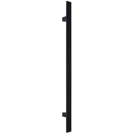 Ручка-скоба дверная Extreza Hi-Tech 8460-80 (высота 800 мм, межос. 600 мм) черный F22