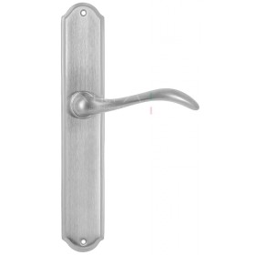 Дверная ручка Extreza AGATA (Агата) 310 на планке PL01 матовый хром F05