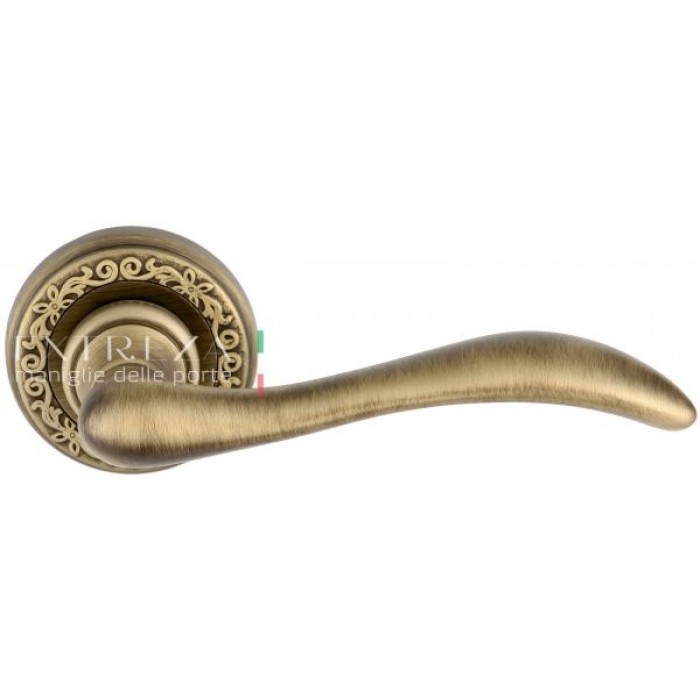 Дверная ручка Extreza AGATA (Агата) 310 на розетке R06 матовая бронза F03