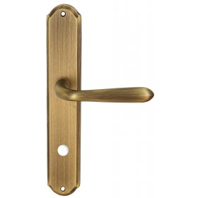 Дверная ручка Extreza ALDO (Альдо) 331 на планке PL01 матовая бронза F03