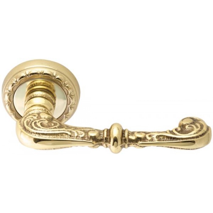 Дверная ручка Extreza ATTRI (Аттри) 318 R02 полированное золото F01