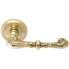 Дверная ручка Extreza ATTRI (Аттри) 318 R03 полированное золото F01