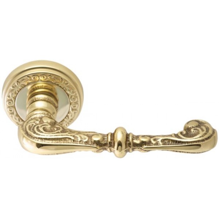 Дверная ручка Extreza ATTRI (Аттри) 318 R06 полированное золото F01