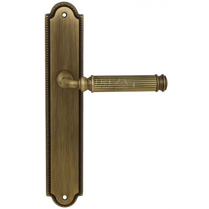 Дверная ручка Extreza BENITO (Бенито) 307 на планке PL03 матовая бронза F03