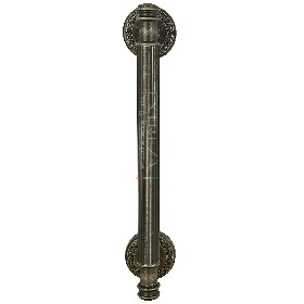 Ручка дверная скоба Extreza BENITO (Бенито) 275 мм (225 мм) R06 античное серебро F45