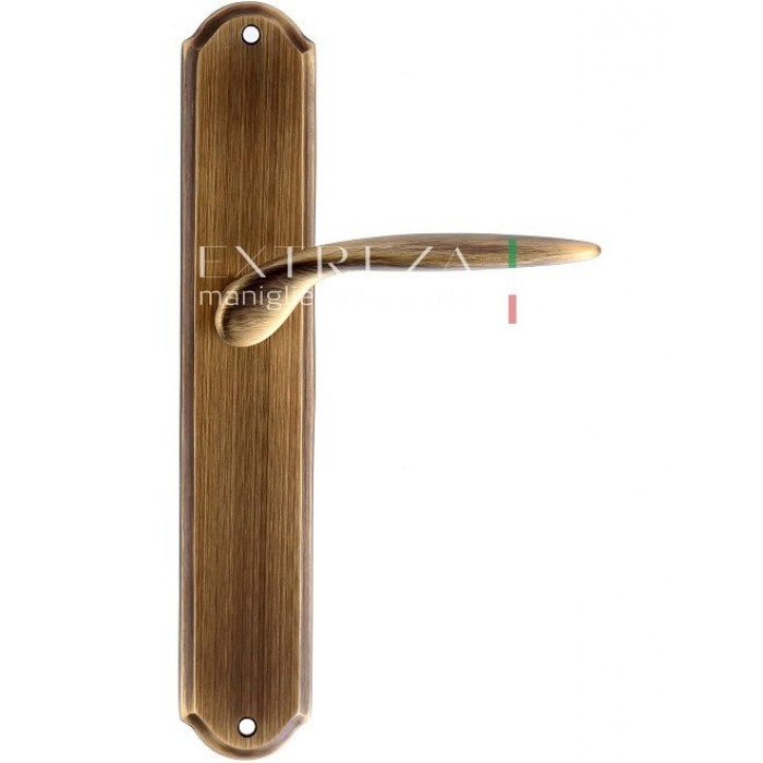 Дверная ручка Extreza CALIPSO (Калипсо) 311 на планке PL01 матовая бронза F03