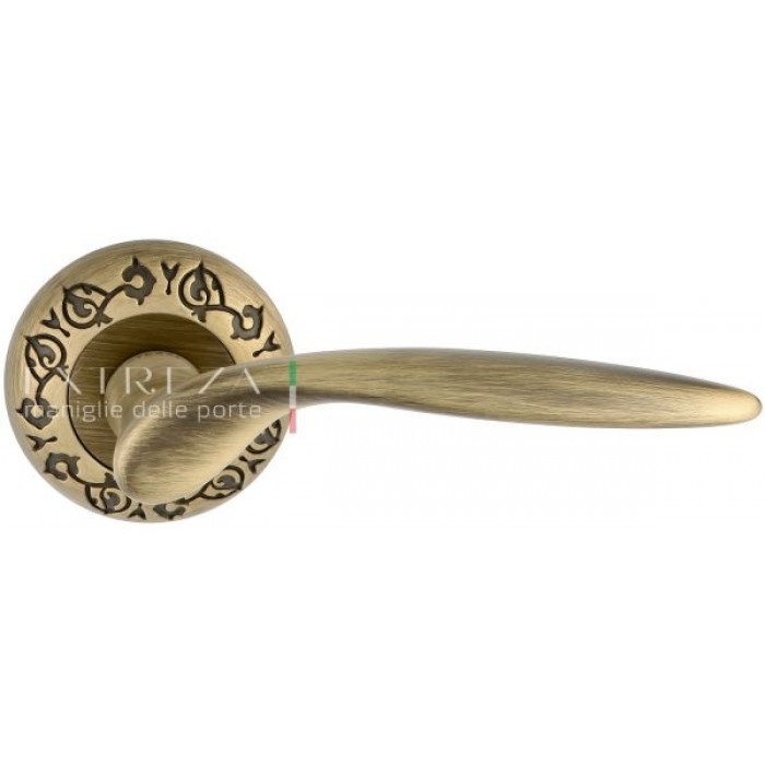 Дверная ручка Extreza CALIPSO (Калипсо) 311 на розетке R04 матовая бронза F03