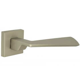 Дверная ручка Extreza Hi-Tech DIA (Диа) 118 на квадратной розетке R11 матовый никель F20