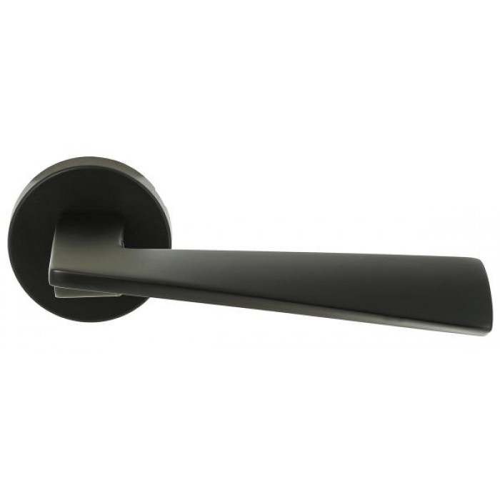 Дверная ручка Extreza Hi-Tech DIA (Диа) 118 R12 черный матовый F22
