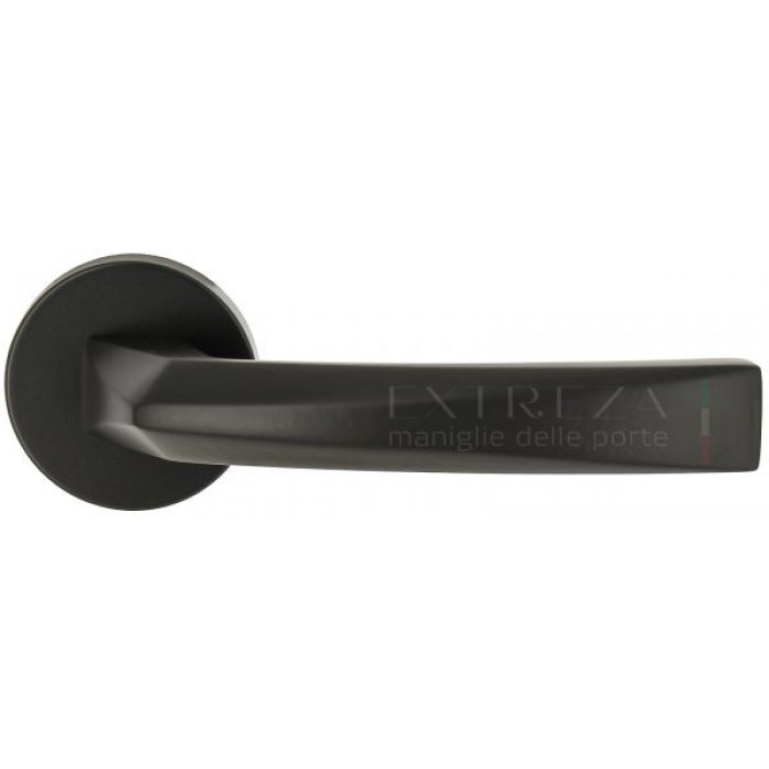 Дверная ручка Extreza Hi-Tech ELIO (Элио) 109 R12 черный матовый F22